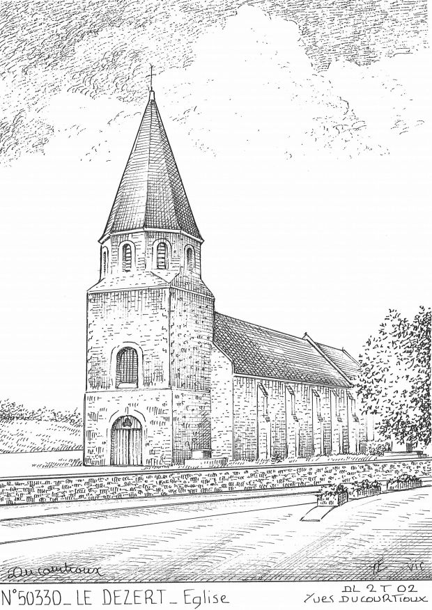 N 50330 - LE DEZERT - église